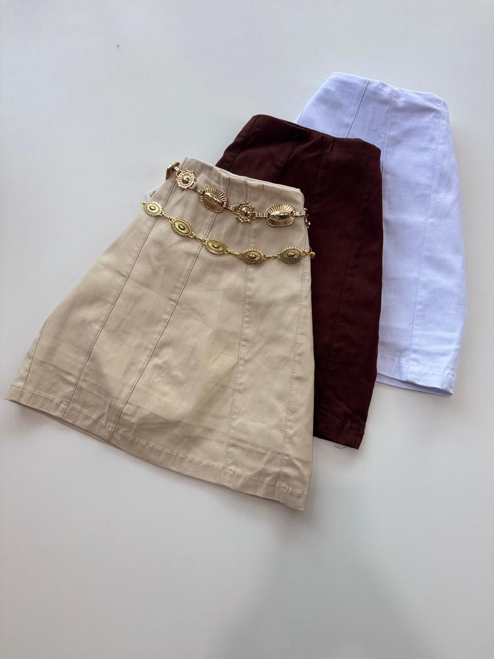 Short pollera elastizada